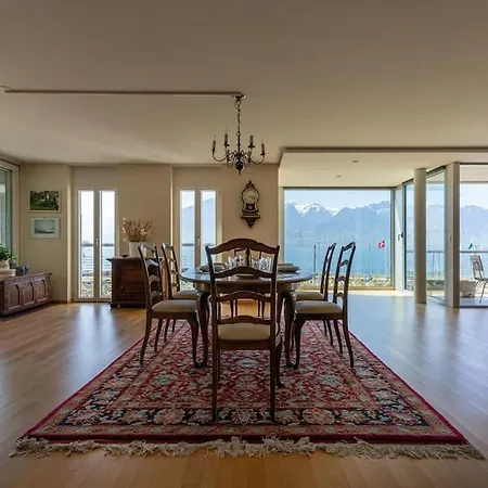 Lakeside Avec Terrasse Et Vue Sur Le Lac Apartamento Vevey
