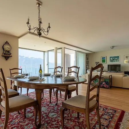 Apartamento Lakeside Avec Terrasse Et Vue Sur Le Lac Vevey
